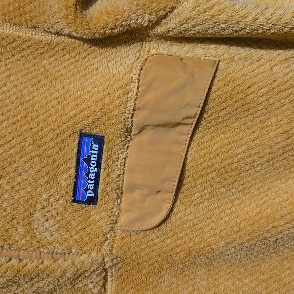 PATAGONIA RETOOL SNAP T WOMEN'S RARE MUSTARD YELLOW GOLD  PULLOVER FLEECE SMALL - Picture 6 of 11